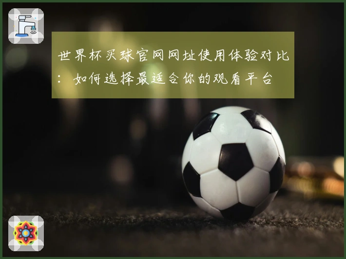 世界杯买球官网网址使用体验对比：如何选择最适合你的观看平台